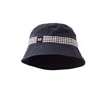 Weekend Offender CC01 Queensland Check Stripe Nylon Bucket Hat - Navy Navy, One Size