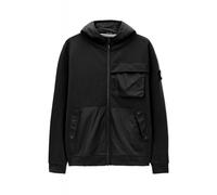 Weekend Offender HD3A05 Daponte Nylon Panel Full Zip Hood Top - Black