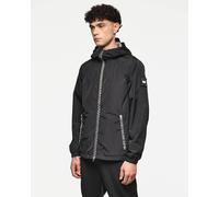 Weekend Offender Jacket Campania Check Winbreaker in Black