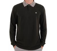 Weekend Offender Men's Lindley Longsleeved Polo Shirt, Black