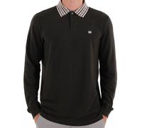 Weekend Offender Lindley LS Polo Shirt Black