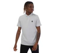 Weekend Offender Mens Barnum Polo Shirt in Silver - Size Medium