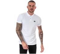 Weekend Offender Mens Barnum Polo Shirt in White Cotton - Size Medium
