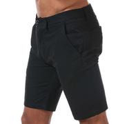 Weekend Offender Mens Dillenger Cotton Twill Chino Shorts in Black - Size Large