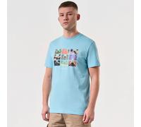 Weekend Offender Mens Hanover Graphic T-Shirt in Blue Cotton - Size X-Large