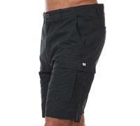 Weekend Offender Mens High Desert Cargo Short in Black Cotton - Size Small