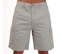 Weekend Offender Mens High Desert Cargo Short in Light Grey Cotton - Size Medium