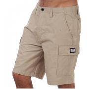 Weekend Offender Mens High Desert Cargo Short in Stone - Cream Cotton - Size 2XL