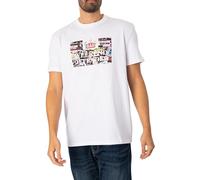 Weekend Offender Men's Keyte Graphic T-Shirt, White, XL