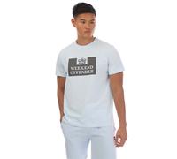 Weekend Offender Mens McMoney T-Shirt in Sky Blue Cotton - Size X-Large