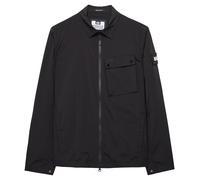 Weekend Offender Mens Southbank Technical Overshirt Size: Large, Colour: Black