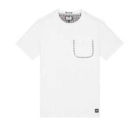 Weekend Offender Men's Sutton Check Detail Pocket T-Shirt in White