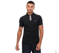 Weekend Offender Men's Teresina Check Trim Polo Shirt in Blue