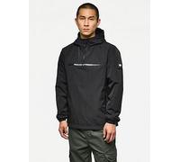 Weekend Offender Ranglin Chest Pocket Overhead Jacket, Black, Size L, Men Black