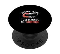 Weekend Plans Toss Magnet Get Surprise Magnet Fishing PopSockets Adhesive PopGrip