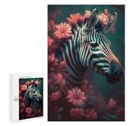 Weekend Puzzle Project: Zebra Enchantment, 1000 PCS, Adult Tabletop Puzzle - for Quiet Evenings And Focused Play