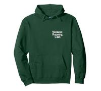 Weekend Running Club - Backprint - for Active Runners Pullover Hoodie