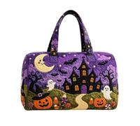 Weekend Voyages - Quilted Halloween Tote Bag - Ghost Pumpkins Design, b, Se référer au descriptif, Refer to description