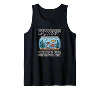 Weekend Warrior Aquarist The More Fish Better I Feel Funny Tank Top