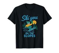Weekend Warrior Crew Ski You On The Slopes Graphic T-Shirt