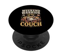 Weekend Warrior Of The Couch Sloth PopSockets Adhesive PopGrip