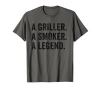 Weekend Warrior T-Shirt A Griller A Smoker A Legend BBQ Dad T-Shirt