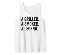 Weekend Warrior T-Shirt A Griller A Smoker A Legend BBQ Dad Tank Top