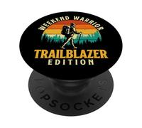 Weekend Warrior Trailblazer Edition - Hiker Trekker Hiking PopSockets Adhesive PopGrip