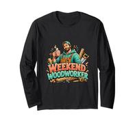 Weekend Workshop Coffee Fuel Creative Maker Long Sleeve T-Shirt