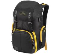 Weekender Alltagsrucksack mit gepolstertem Laptopfach, Schulrucksack, Wanderrucksack inkl. Nassfach, 42 L, Golden Black