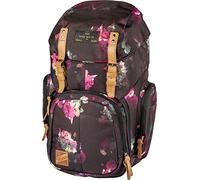 Weekender Alltagsrucksack mit gepolstertem Laptopfach, Schulrucksack, Wanderrucksack inkl. Nassfach, 42 L, Black Rose