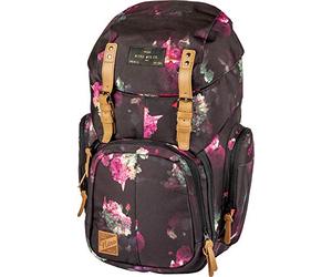 Weekender Alltagsrucksack mit gepolstertem Laptopfach, Schulrucksack, Wanderrucksack inkl. Nassfach, 42 L, Black Rose