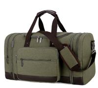 Weekender Bag Canvas Overnight Weekender Bag,Carry On Bag for Men, Gym Bag for Mountain Camping Duffel Bag Travel (Color : A, Size : 53 * 23 * 35cm)