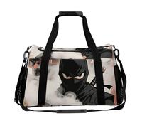 Weekender Bags for Women Men - 37L Canvas Travel Duffel Bag with Adjustable Shoulder Strap, Durable Large Capacity Gym Bags Smoke Stealth Overnight Bag for Gym, Travel, Sports