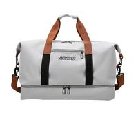 Weekender Bags for Women - Travel Bag for Men | Travel Bag for Women Ladies Overnight Carry on Tote Duffel Bag with Sleeve Luggage and Shoe Compartment, Light Grey, Se référer au descriptif, Refer to