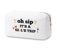 Weekender Gifts Women Trip Gift Makeup Bag Weekend Gift Travel Gifts Friends Trip Graduation Gift Sister Trip Gift for Best Friends Bestie Gift Cosmetic Pouch Friendship Gift Christmas Birthday Gift