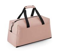 Weekender Matte PU Duffle Bag Bagbase Light Pink One Size