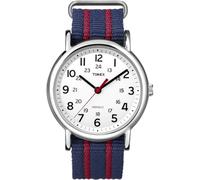 Timex Weekender Central Park Quartz Watch with Analogue Display and Nylon Strap - T2N747, Blue, T2N747PF
