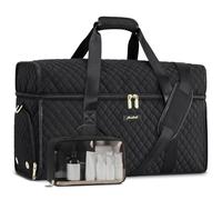 Weekender Travel Duffle Bag for Women: Overnight Bags with Shoe Compartment Carry on Bags for Airplanes with Toiletry Bag Weekend Yoga Gym Bag with Wet Pocket Travel Duffel Tote Bag Hospital Bag