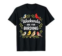 Weekends are for Birding Lover Bird Watcher Feeding Birds T-Shirt