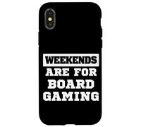 Weekends Are For Board Gaming Fun Nights Case for iPhone X/XS