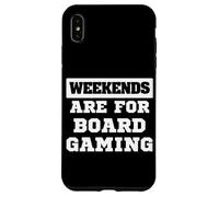 Weekends Are For Board Gaming Fun Nights Case for iPhone XS Max