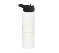 Weekends Coffee Crossword Puzzles Vibe Stainless Steel Insulated Water Bottle