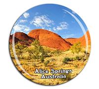 Weekino Alice Springs Desert Park Australia Fridge Magnet 3D Crystal Glass Tourist City Travel Souvenir Collection Gift Strong Refrigerator Sticker