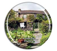 Weekino Ambleside Hawkshead Beatrix Potter's House UK England Fridge Magnet Travel Gift Souvenir Collection 3D Crystal Glass Sticker