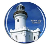 Weekino Australia Cape Byron Lighthouse Byron Bay Fridge Magnet 3D Crystal Glass Tourist City Travel Souvenir Collection Gift Strong Refrigerator Sticker