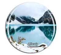 Weekino Canada Banff Alberta Fridge Magnet 3D Crystal Glass Tourist City Travel Souvenir Collection Gift Strong Refrigerator Sticker