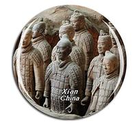 Weekino China Terracotta Warriors Xi'an Fridge Magnet 3D Crystal Glass Tourist City Travel Souvenir Collection Gift Strong Refrigerator Sticker