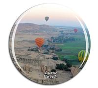 Weekino Egypt Luxor Hot Air Balloon Fridge Magnet 3D Crystal Glass Tourist City Travel Souvenir Collection Gift Strong Refrigerator Sticker