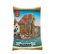 Weekino Gdansk Poland Magnet 3D Resin Fridge Magnet Souvenir Travel City Collection